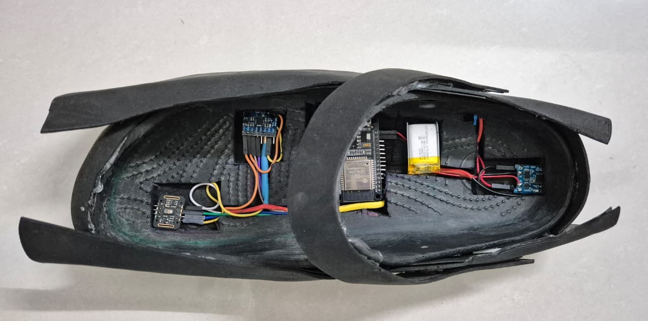 Circuit Embedded in Footwear